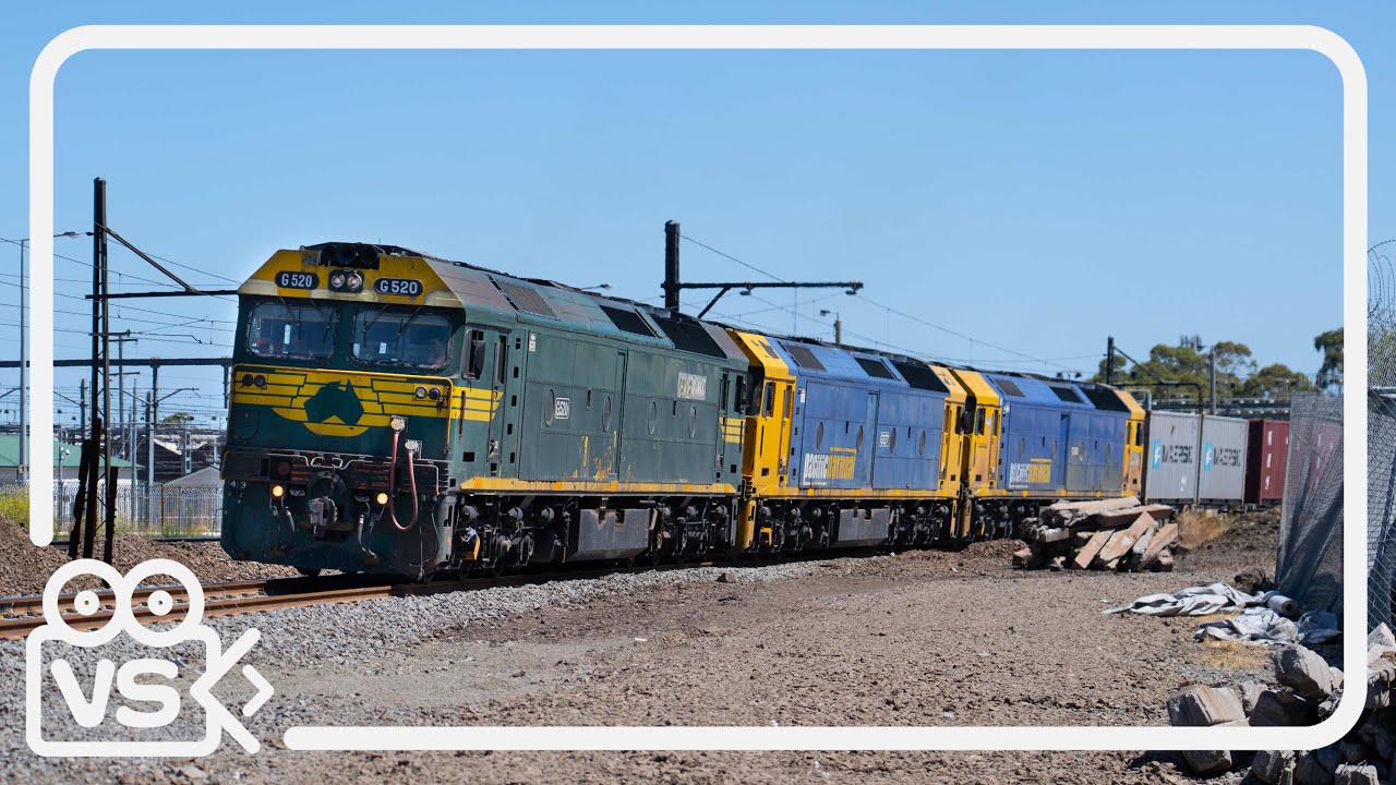Freight Australia G Class Leads Up Mildura Fruity At Newport | Vic Spotters