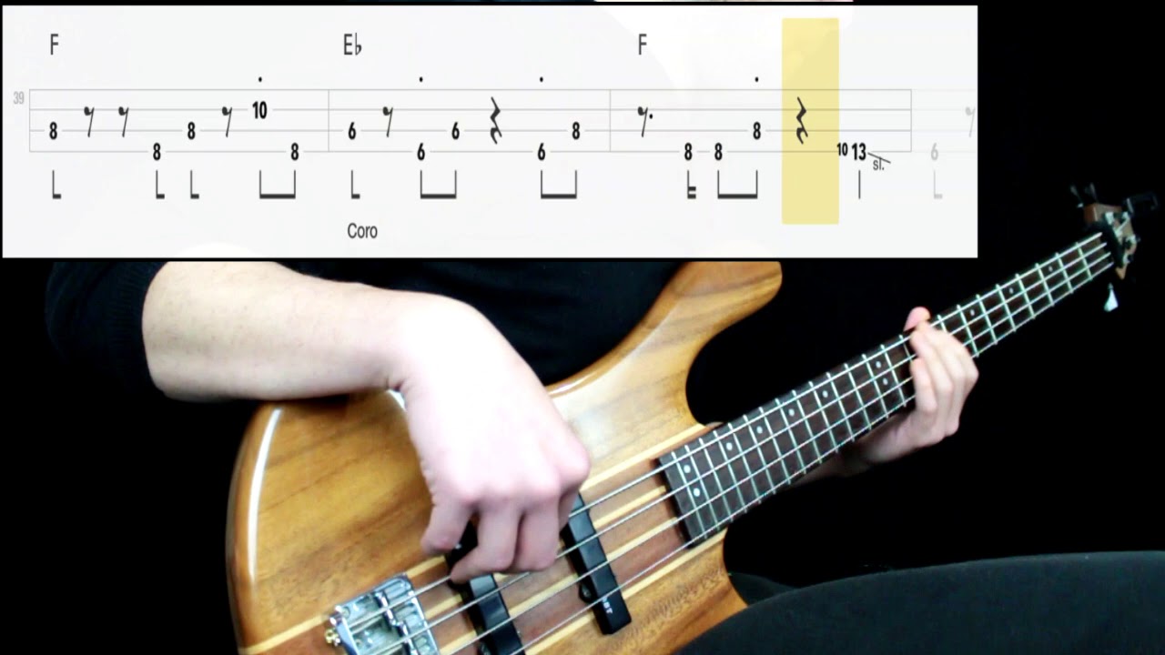 Selena - Como La Flor (Bass Cover) (Play Along Tabs In Video)