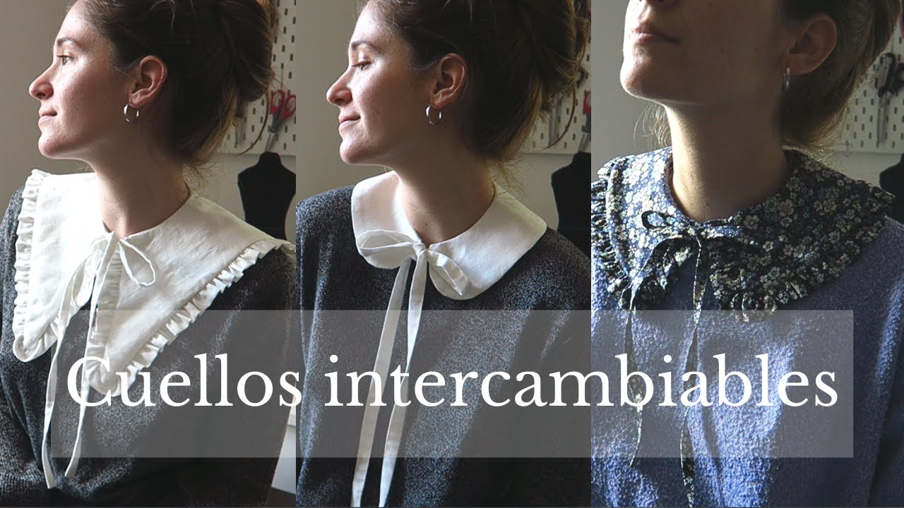 Cuellos postizos o intercambiables // PATRÓN + COSTURA