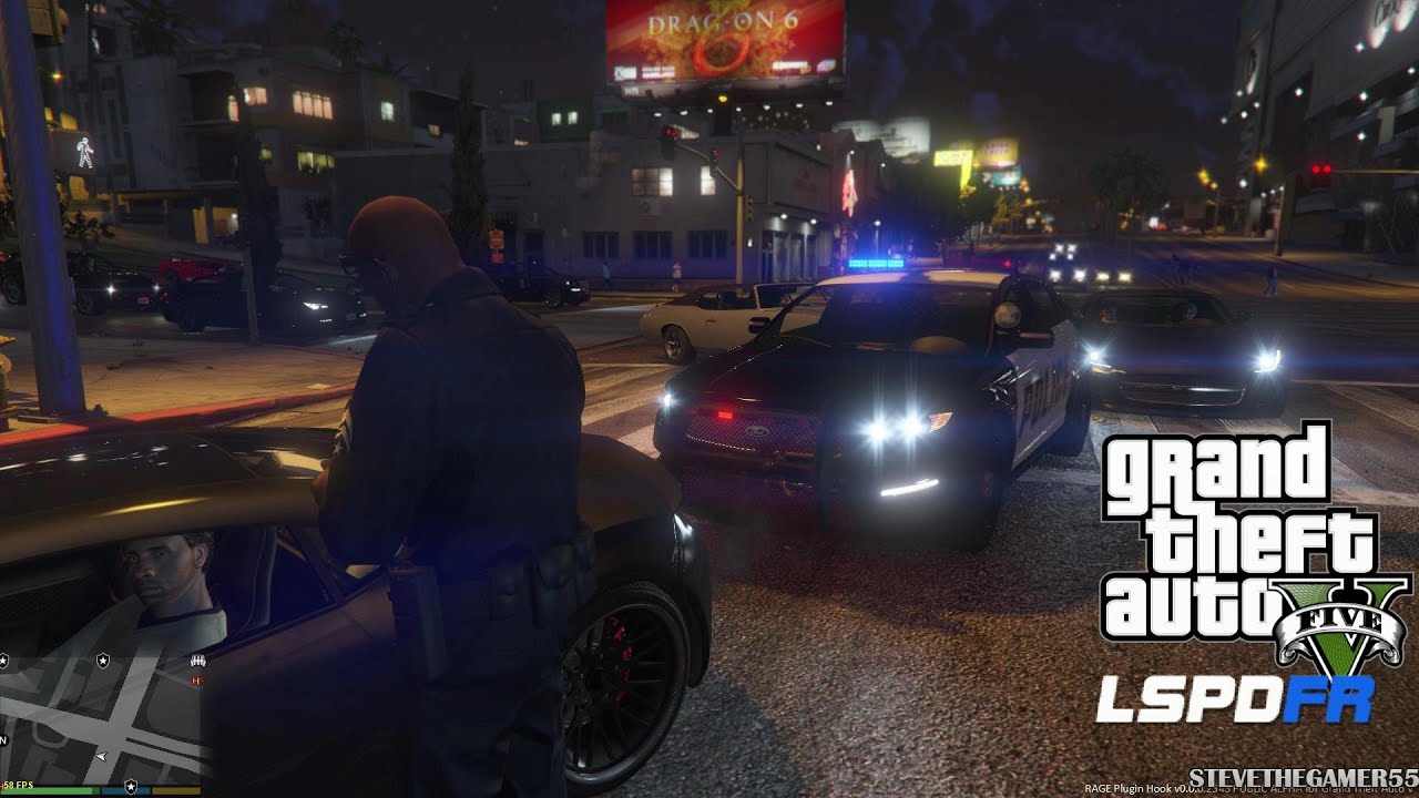 GTA 5 - LSPDFR - ЭПИЗОД 5 - ДАВАЙТЕ БУДЕМ КОПАМИ - ГОРОДСКОЙ ПАТРУЛЬ (GTA 5 ПК-ПОЛИЦЕЙСКИЕ МОДЫ) ...