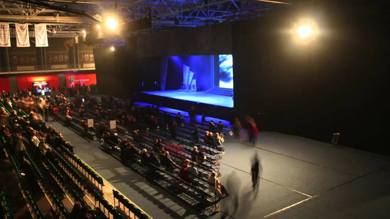 Riverdance Time Lapse in UL Sports Arena (January 2014)