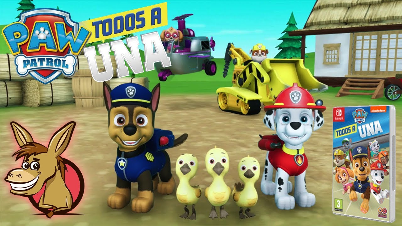 Salva a los Patitos - Patrulla Canina Todos a Una Gameplay #1 [Nintendo Switch]