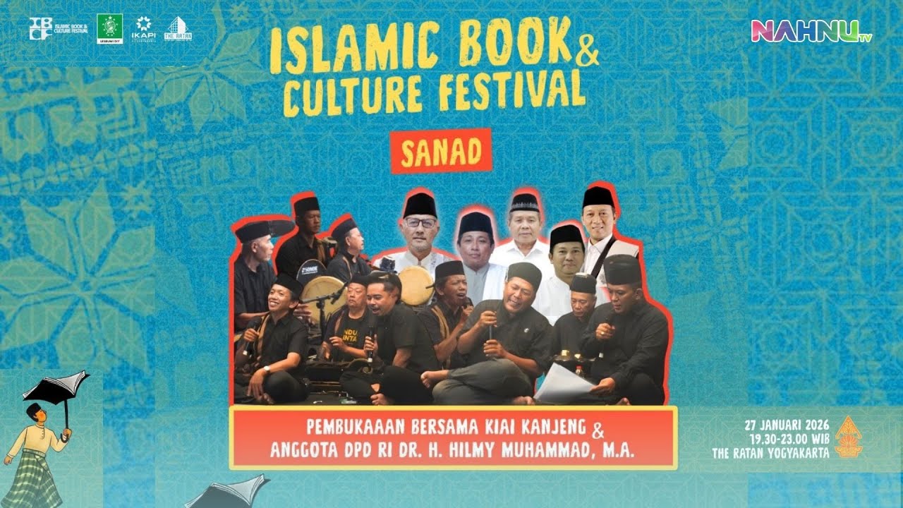 🔴LIVE Pembukaan Islamic Book & Culture Festival bersama Kiai Kanjeng | PWNU DIY | PW Lesbumi Nahnutv