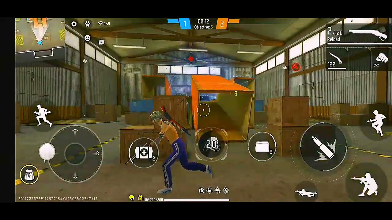 Free fire 🔥// Lone wolf 🐺 1vs1 . 🥶😭😱
