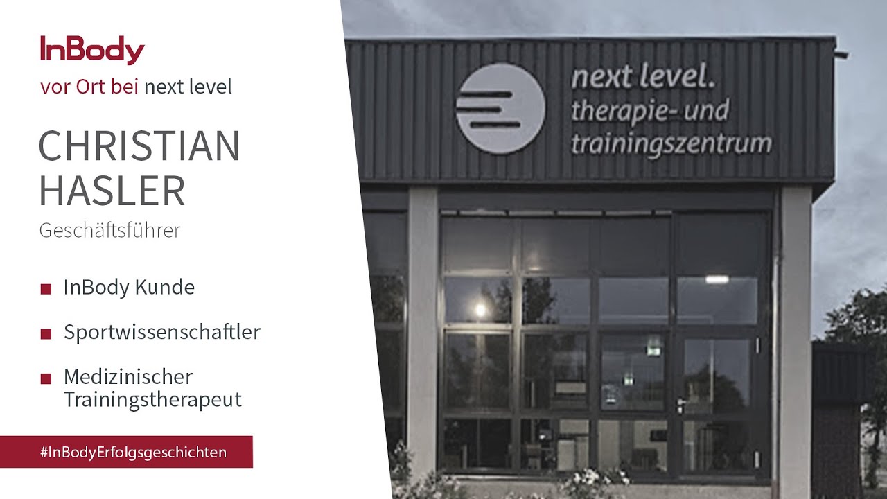 InBody vor Ort bei nextlevel, Christian Hasler.