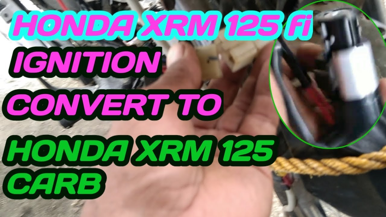 IGNITION SWITCH HONDA XRM 125 Fi CONVERT TO IGNITION SWITCH HONDA XRM 125 CARB