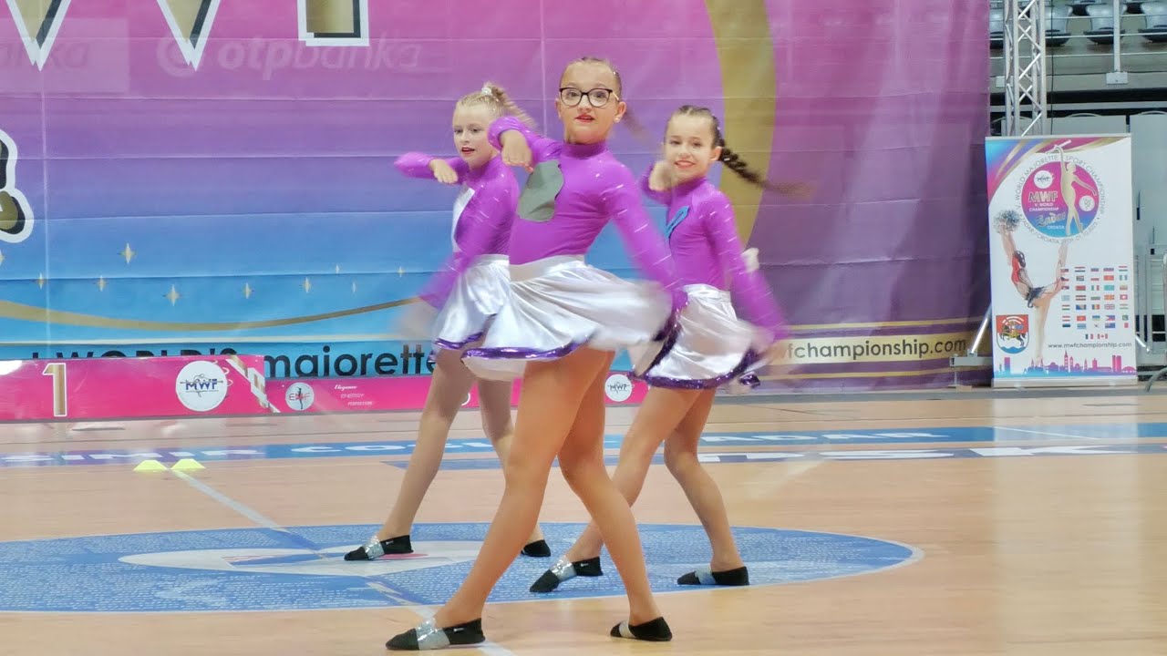 Majorettes DIRIDONKY Presov  / BATON duo trio cadets  / Zadar 2023 Majorette Champioship MWF