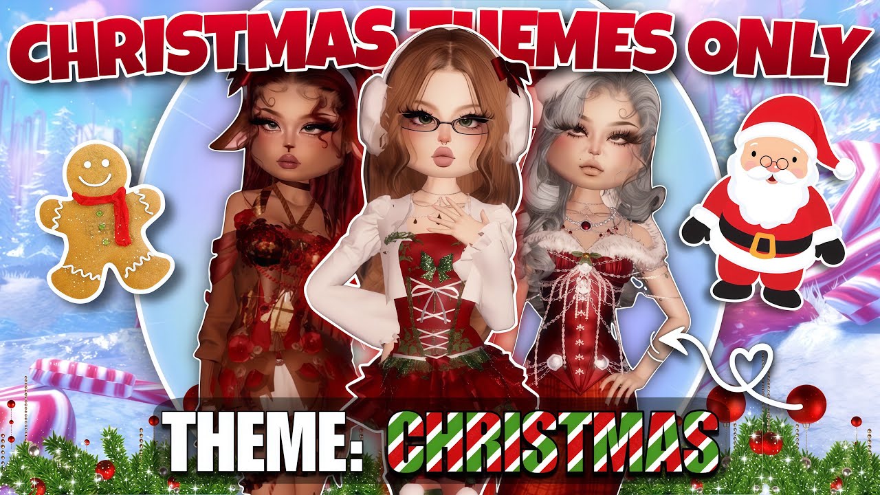 *FORCING* Master Servers To Do *CHRISTMAS* Themes In Dress To Impress!! (ROBLOX)