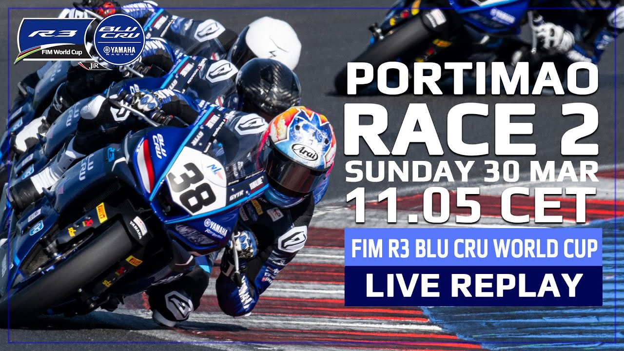 2025 FIM R3 BLU CRU World Cup Live Replay - Round 1, Race 2, Portimao