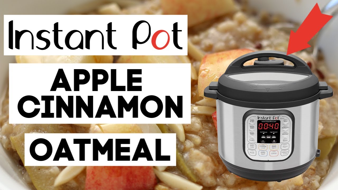 Рецепт овсянки с яблоками и корицей в Instant Pot — пошаговый рецепт Instant Pot