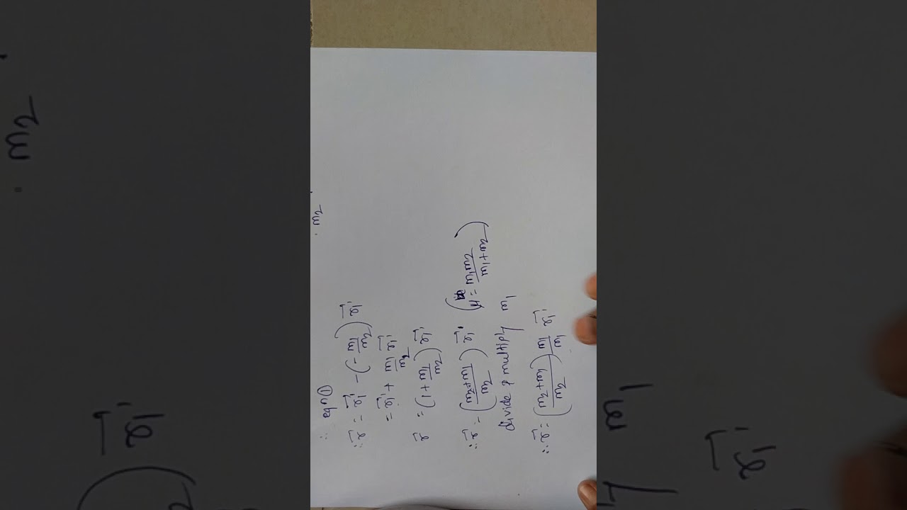 Lab frame and Centre of mass frame-Elastic scattering