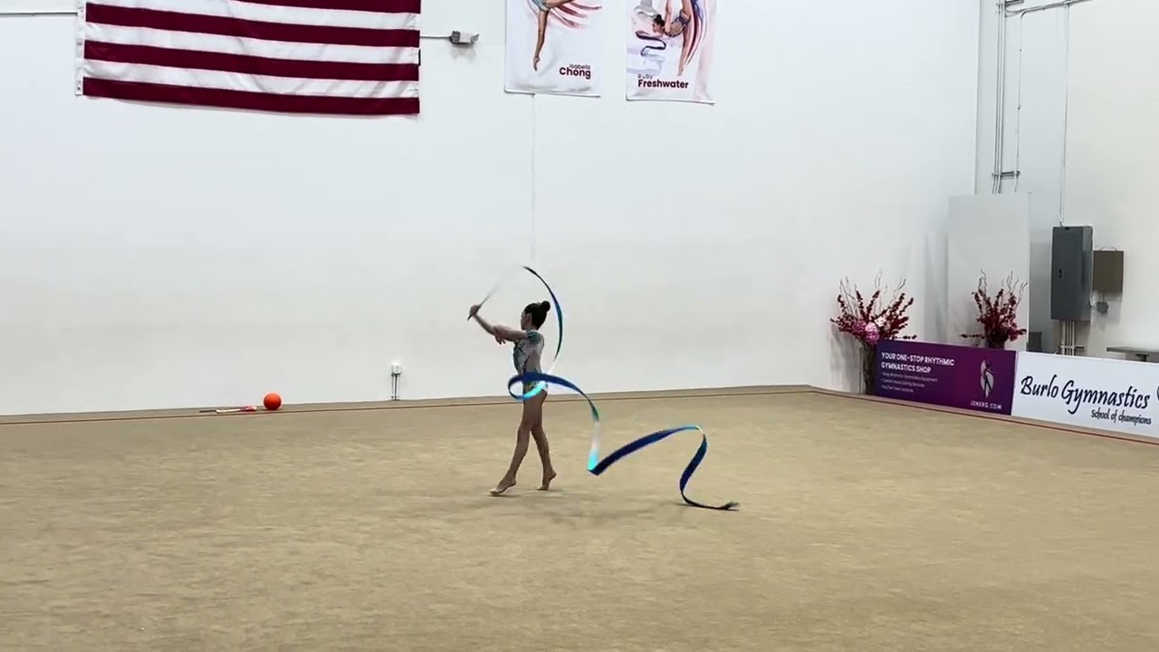 Emma Adams, level 8, Regionals,  ribbon