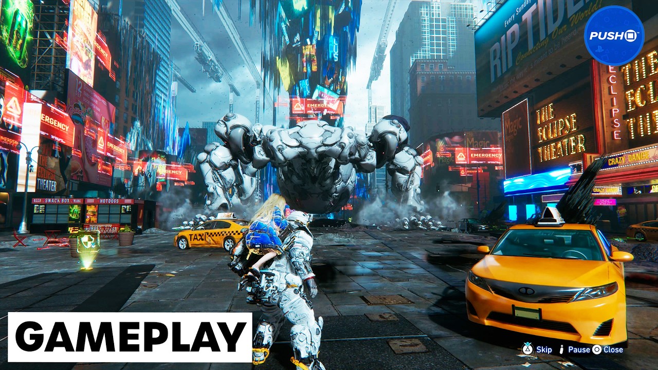 Pragmata PS5 Pro Gameplay | Times Square Boss Fight
