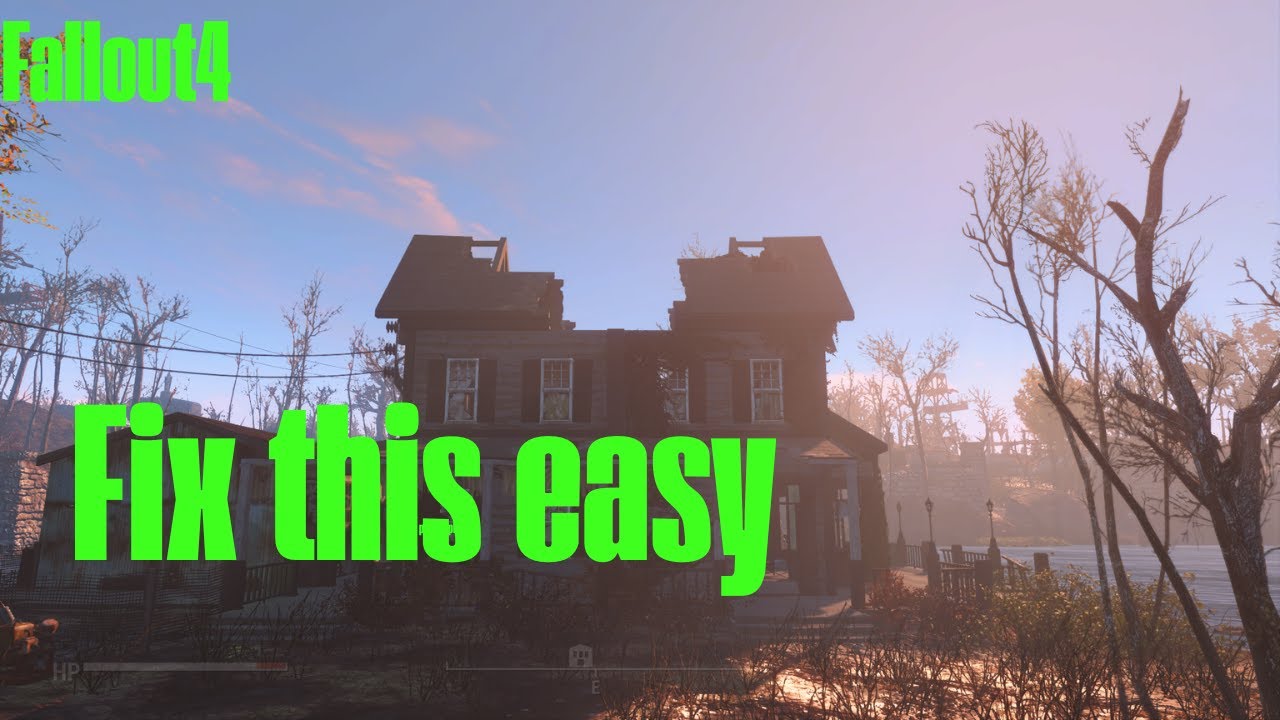 Fallout 4 Taffington Easy Roof Fix and Attic