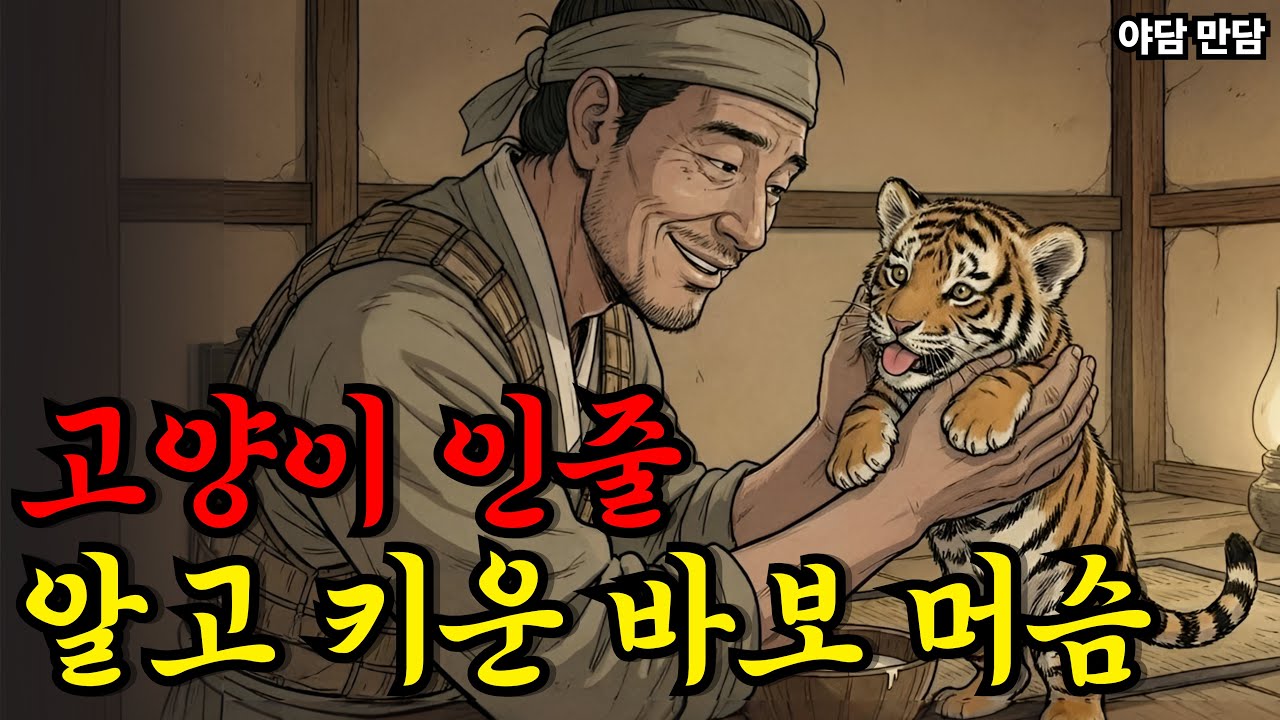 약초꾼에게 은혜 제대로 갚는 호랑이 이야기 |야담|만담|옛날이야기|옛날만담|사연