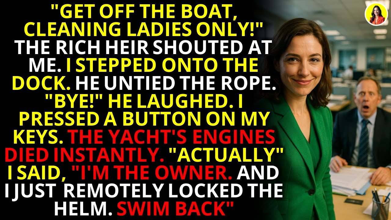 He Called Me the Cleaning Lady – I Remote Locked His Yacht & His Career | #CorporateRevenge