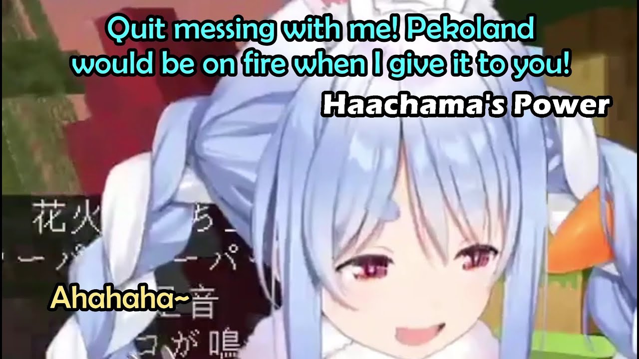 Pekora Is Wondering Since When Haachama Became a Madlass
