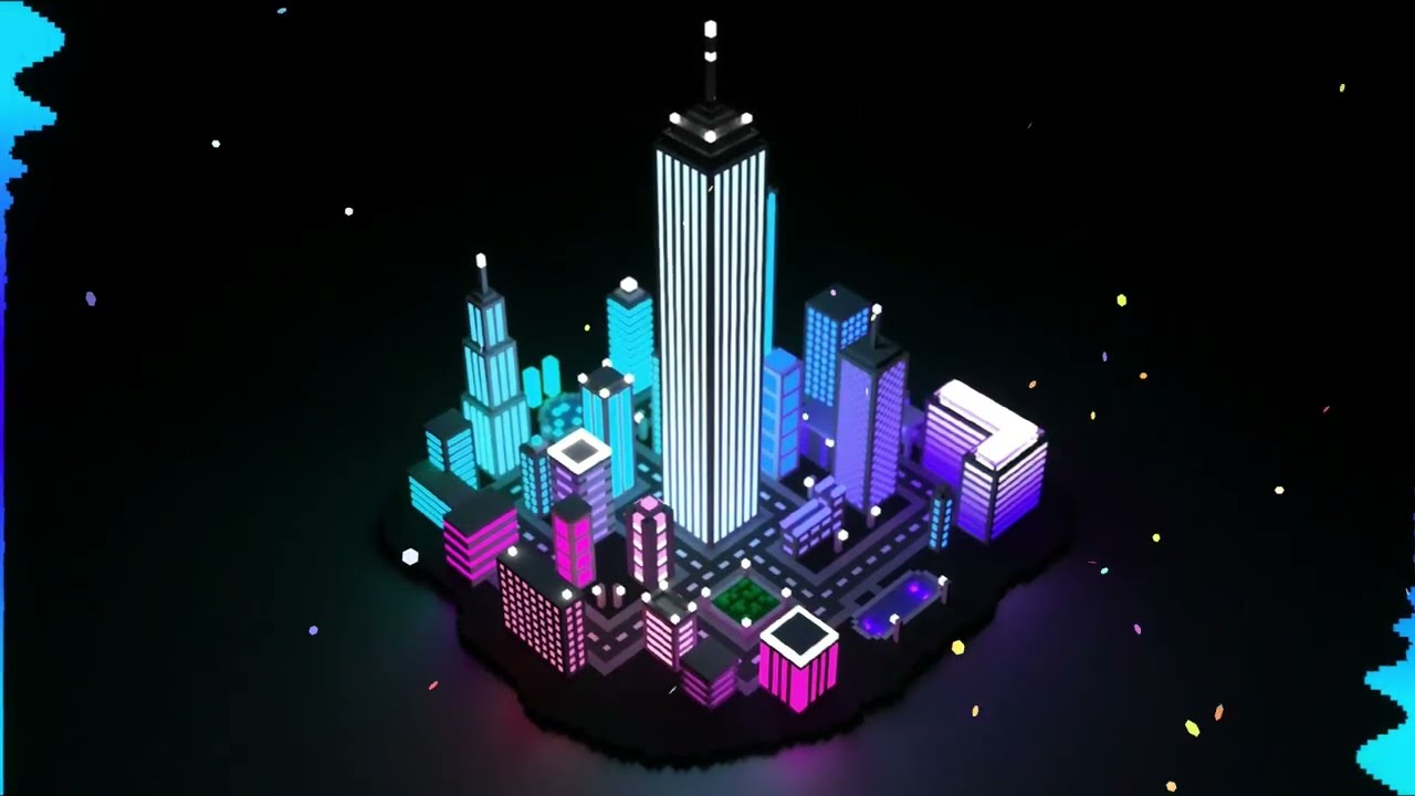 Gangster Paradise | Neon City Trap Visualizer
