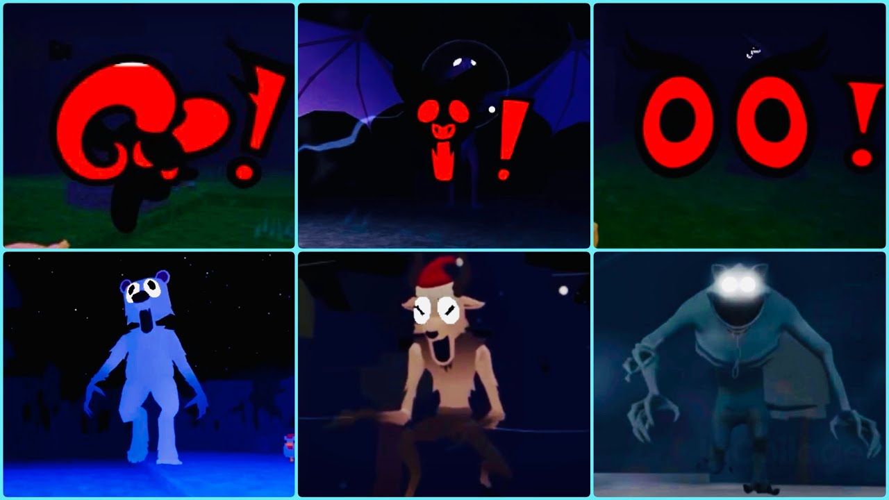 99 nights In The Forest:- Deer Vs Owl Vs Ram Vs Arctic & Other Jumpscares 