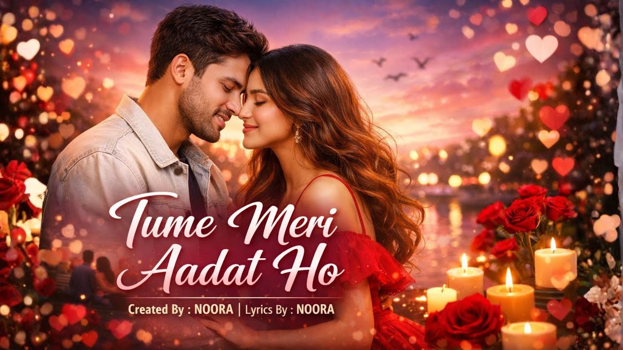 AADAT - By NOORA | Romantic Love Song | D-Records Official Lyrical Song