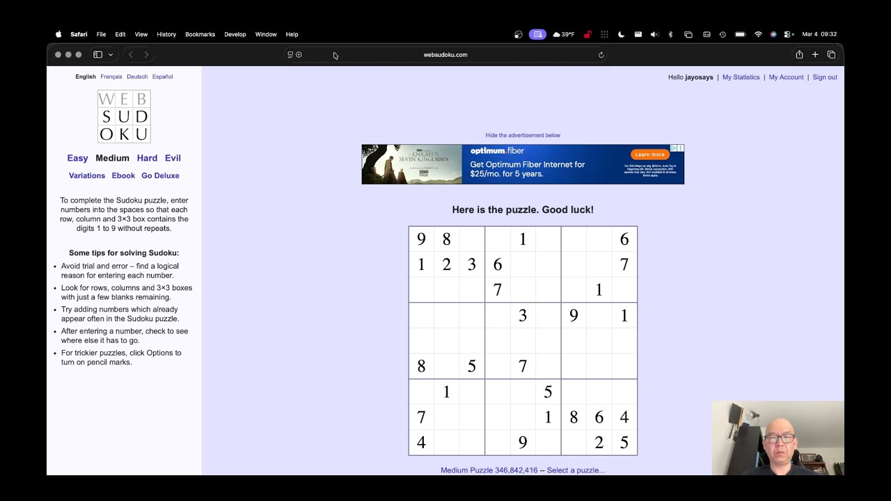 Daily Sudoku Challenge 2026-03-04
