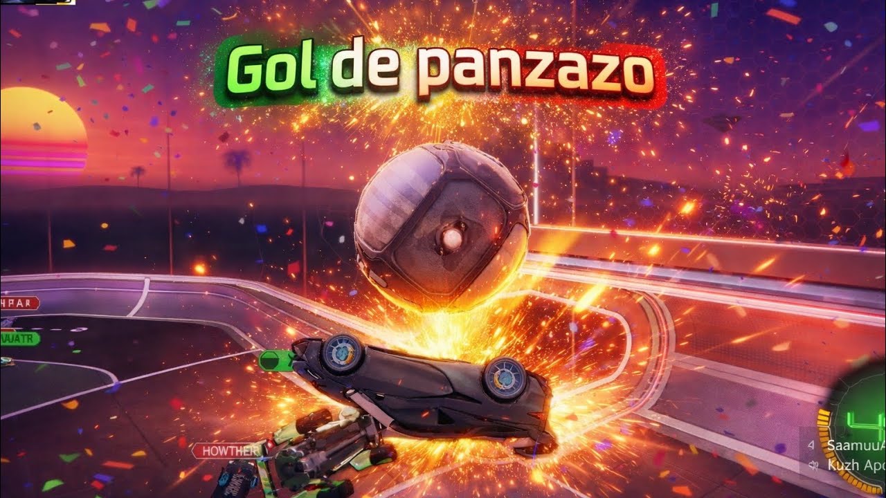 Rocket League - Gol de panzazo 😝