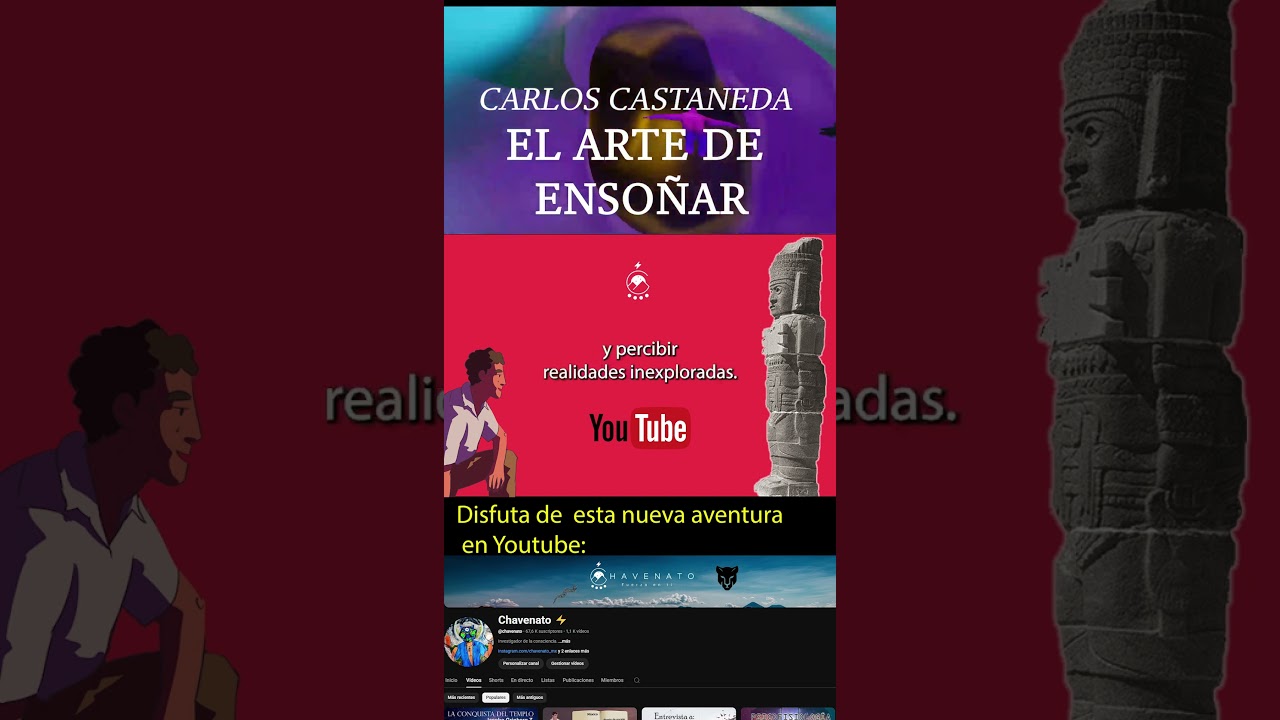 ⭐- EL ARTE DE ENSOÑAR - Carlos Castaneda - Audiolibro/Voz: Chavenato