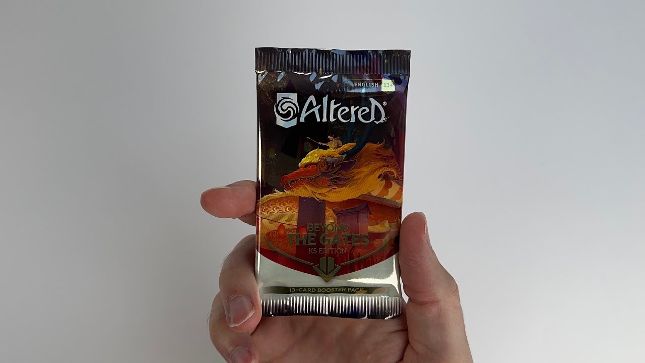New TCG! Altered TCG Beyond the Gates Kickstarter booster ASMR opening #alteredtcg #kickstarter