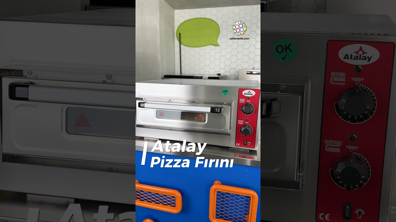 Pizzalar i&ccedil;in harika pişirme deneyimi! Atalay pizza fırınları cafemarkt.com websitemizde.