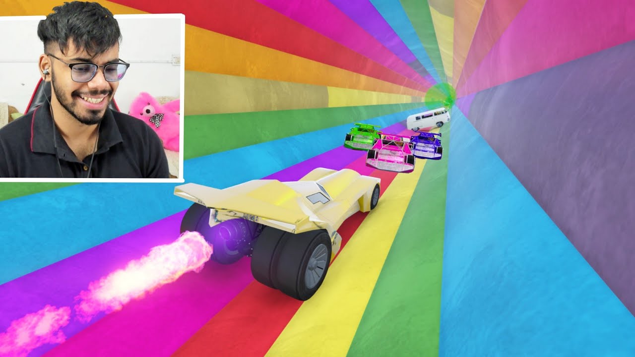 Cars vs Cars in Tunnel 455.456% People Break Their Teeth After This Race in GTA 5!