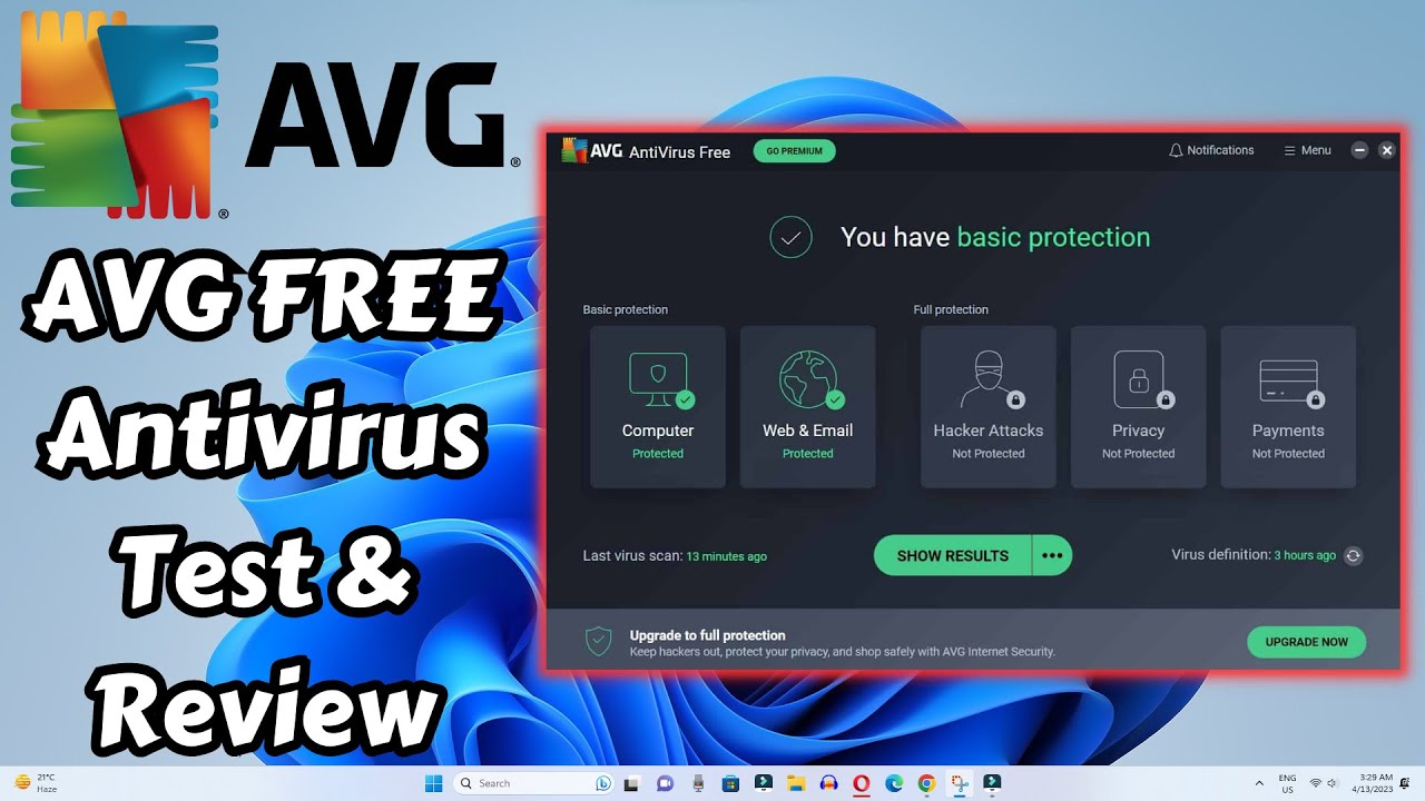 How to Use AVG Antivirus in Windows 11 | AVG Antivirus Test & Review