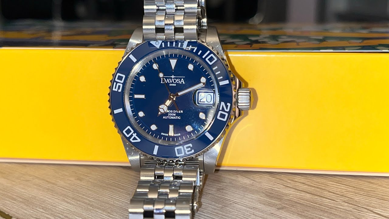 Davosa Ternos Ceramik Blue, the watch I bought second time. Review, unboxing, opinion. 16155504 spec