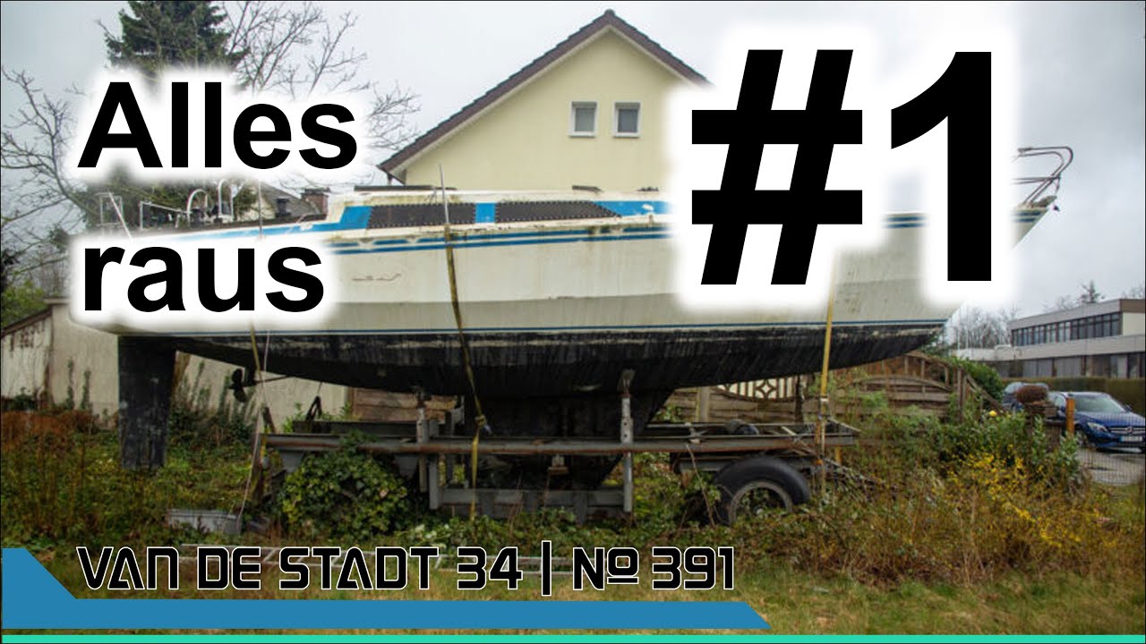 Kapitel 1 - Seegelboot Wiederaufbau - Der Abriss. #demolition #sailboot #reconstruction