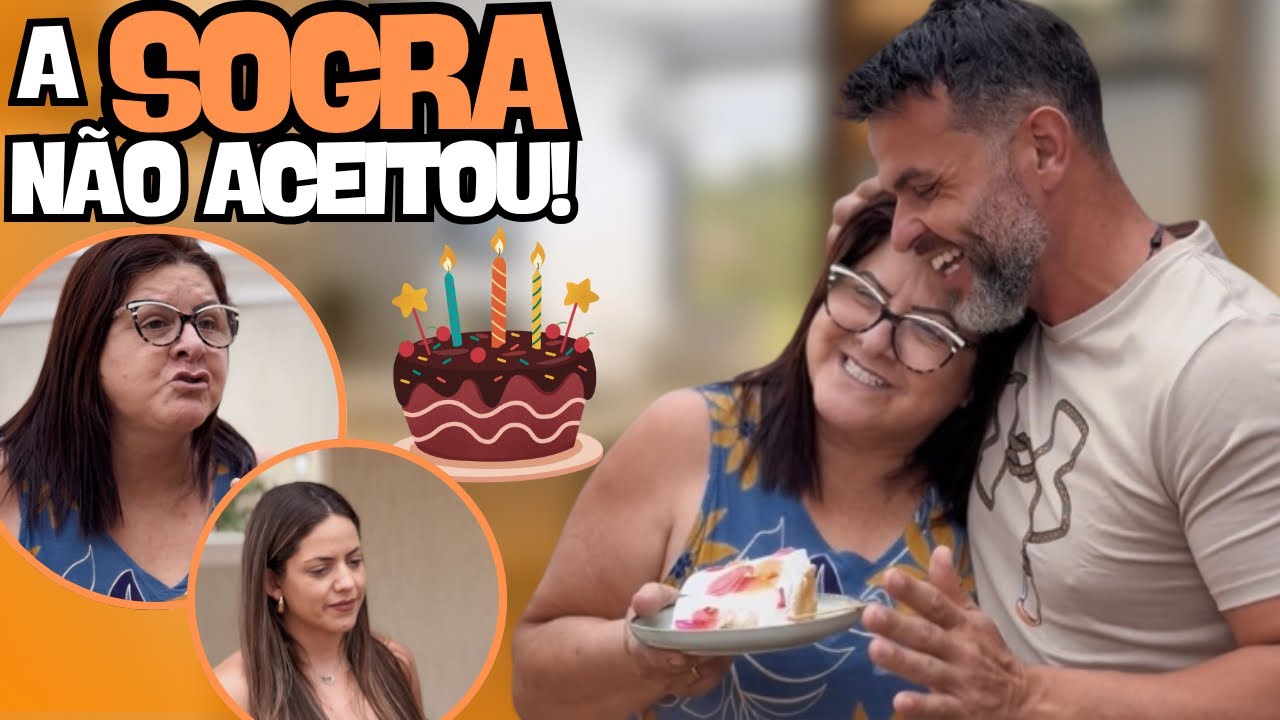 A sogra não aceitou ver o filho entregar o primeiro pedaço pra esposa… e o pior aconteceu 🎂😞