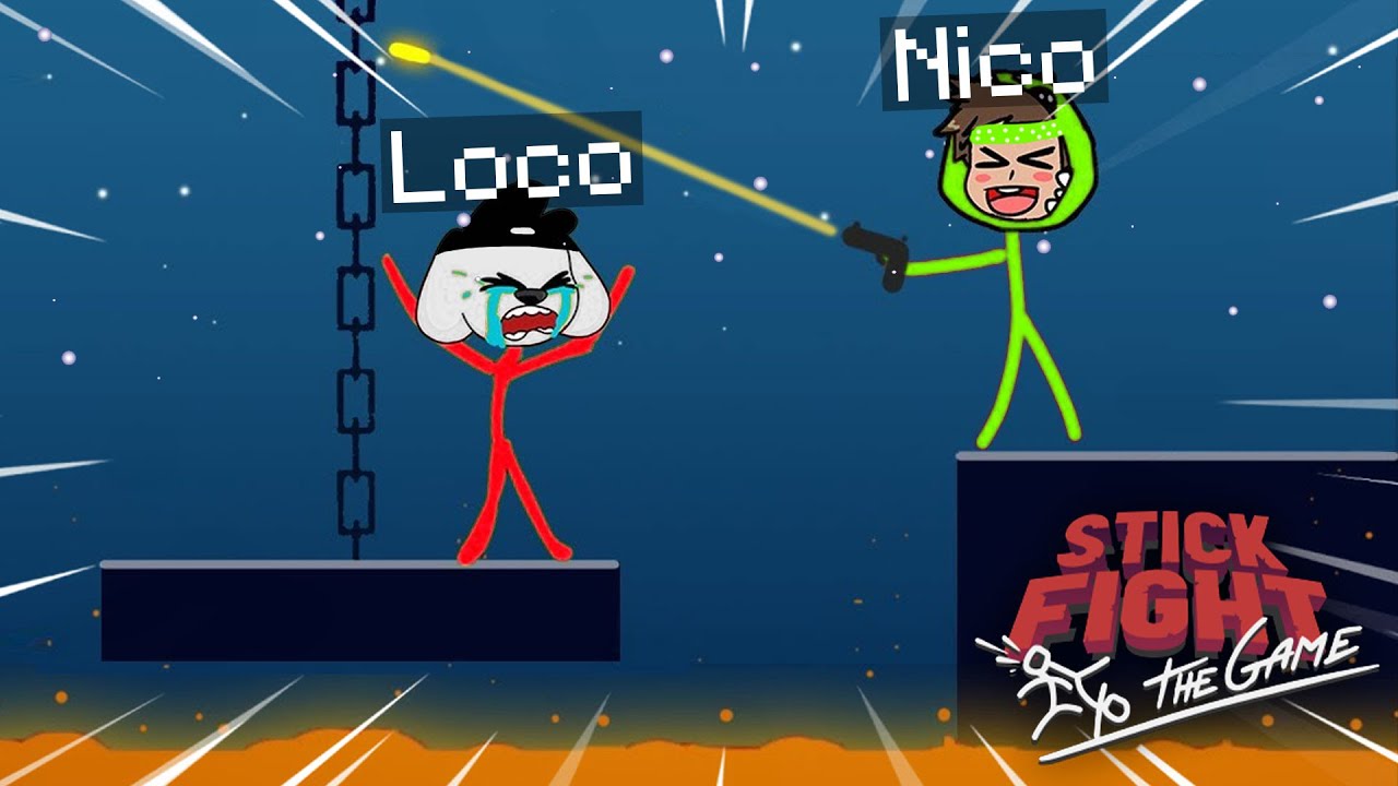 NICO, NON VUOLE SALVARE LOCO BASTONCINO E LO UCCIDE - Stick Fight