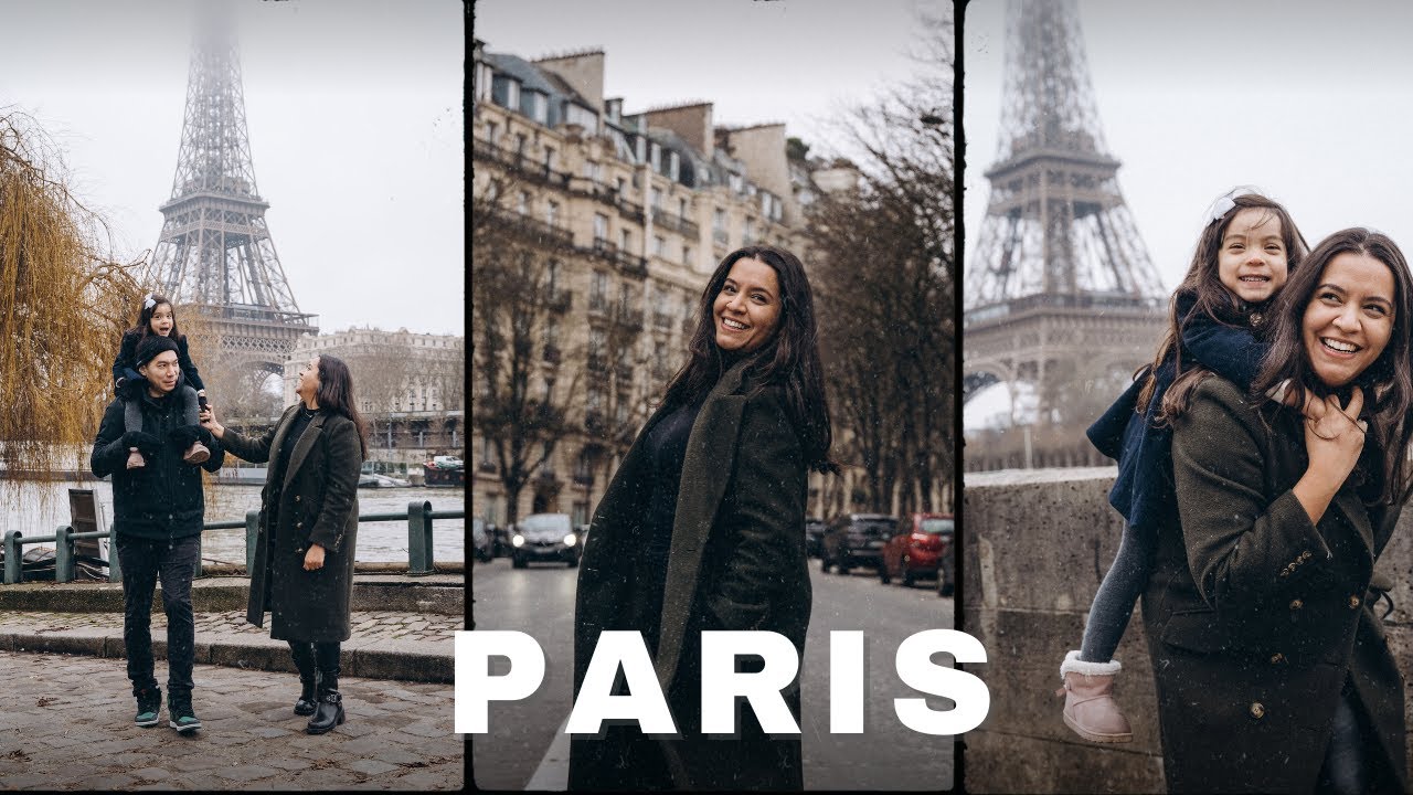 CHEGAMOS EM PARIS! ~ Frio, pista de patina&ccedil;&atilde;o,  ensaio fotogr&aacute;fico em Paris - Paris com crian&ccedil;a