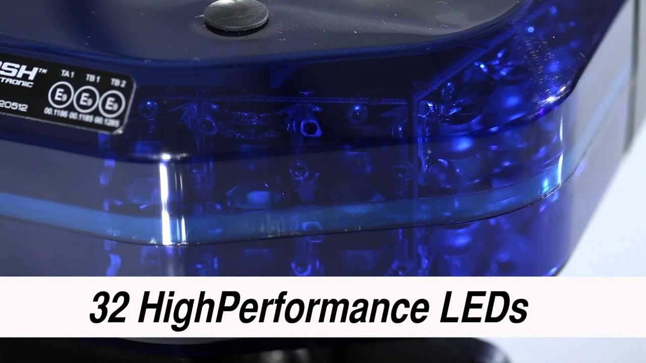 Kompakte Sondersignalanlage KOSAPRO von REDTRONIC mit Magnethalterung bis 230 km/h