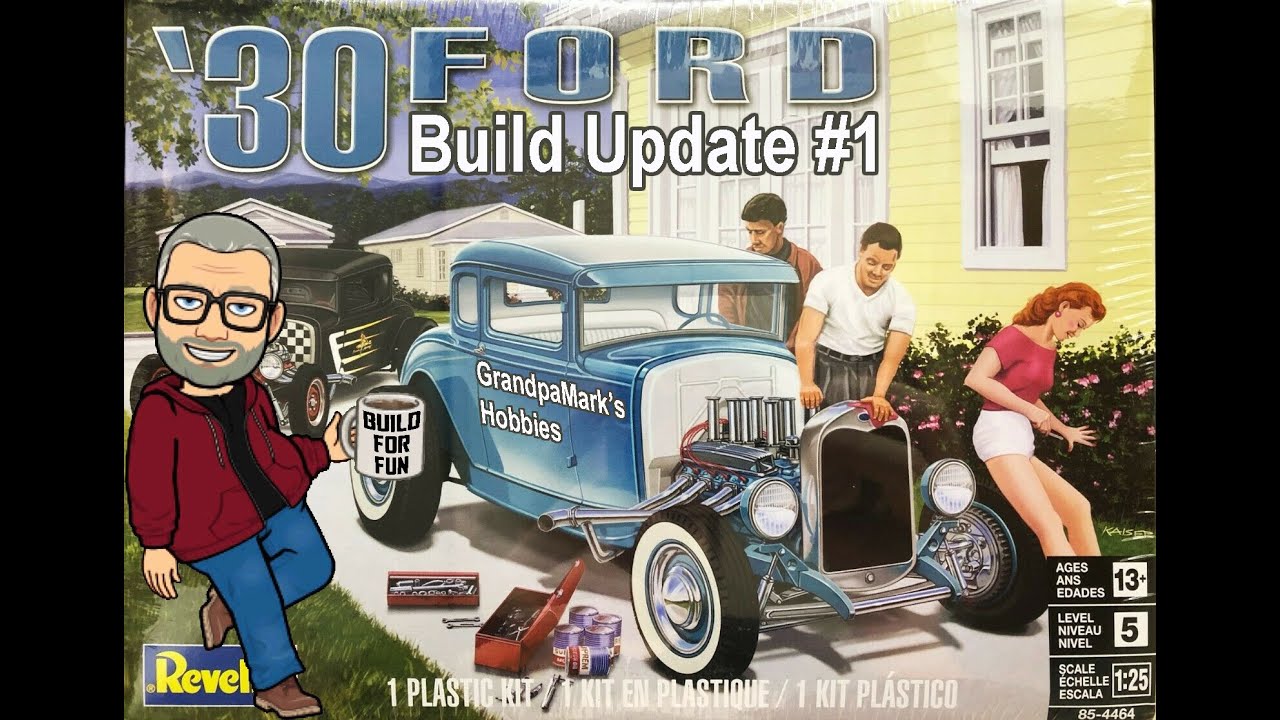 Revell 30 Ford Model A Coupe with Flathead V8 Build Update #1