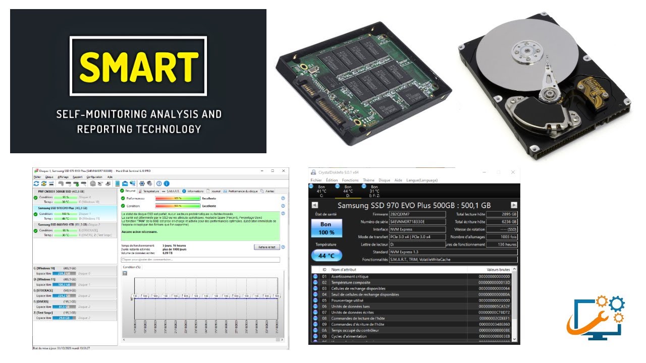 [Astuce] Connaître l'état de santé de ses disques (sans logiciel)