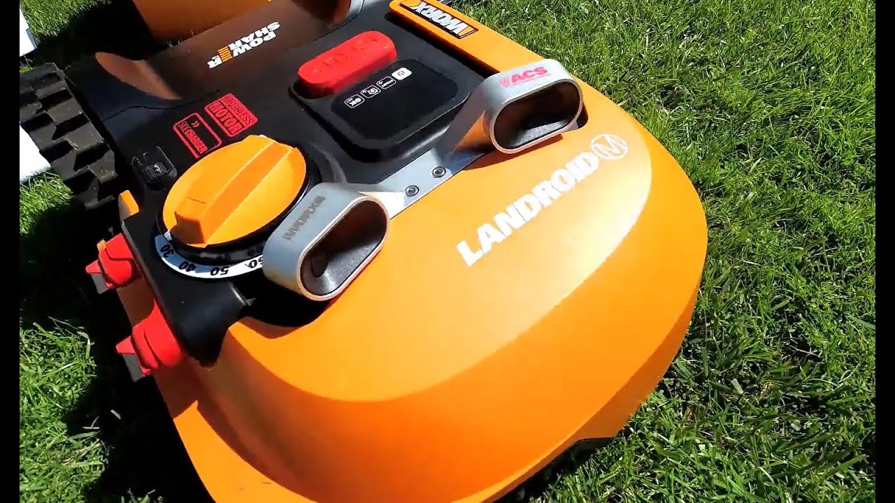 WORX LANDROID M WR141E - [INSTALLING ACS & NEW BLADES]