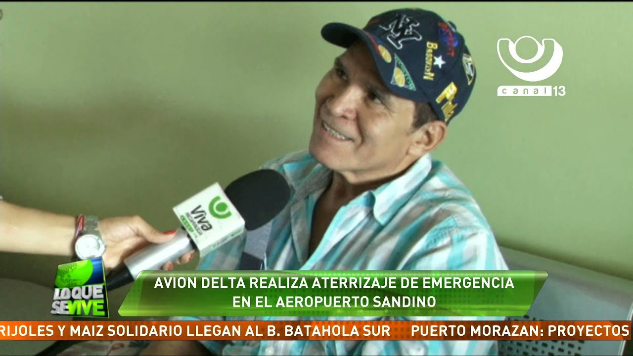 Avión de Delta realiza aterrizaje de emergencia en Aeropuerto Augusto C. Sandino