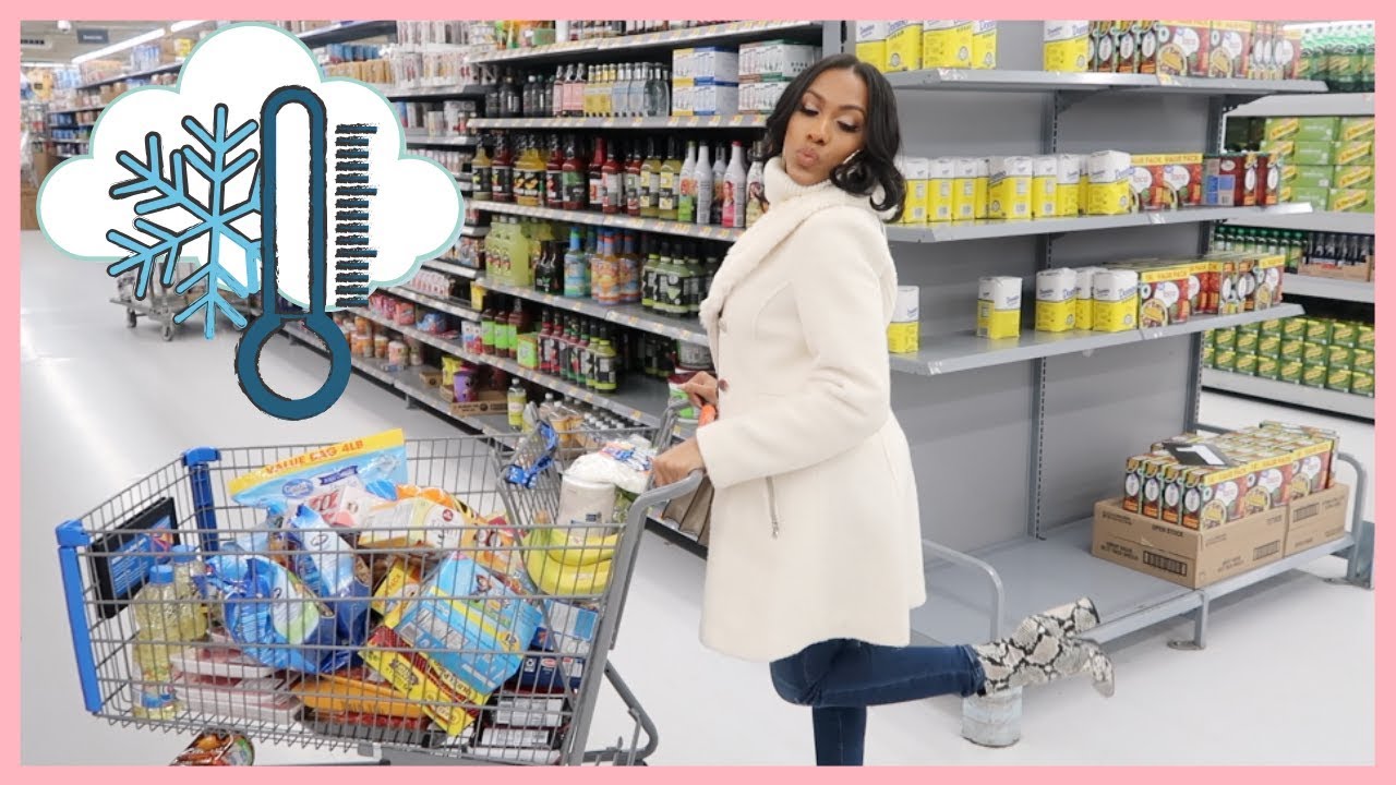 WALMART RUN IN 10 DEGREE WEATHER! SHOULD HAVE STAYED IN! | Jayla Koriyan TV