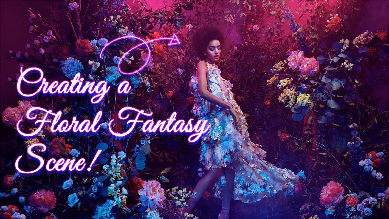 Photo Deconstruction: Floral Bridal Fashion Scene