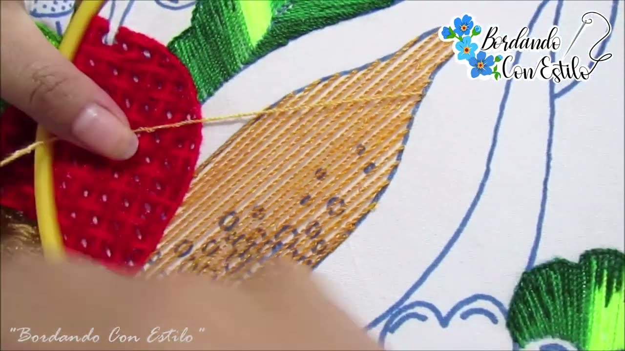 COMO BORDAR UNA PAPAYA EN TU DISEÑO