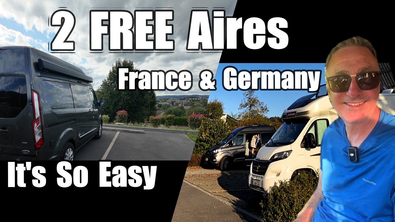Free Aires In Germany & France Make An Easy Journey - Vanlife POLAND Pt 22