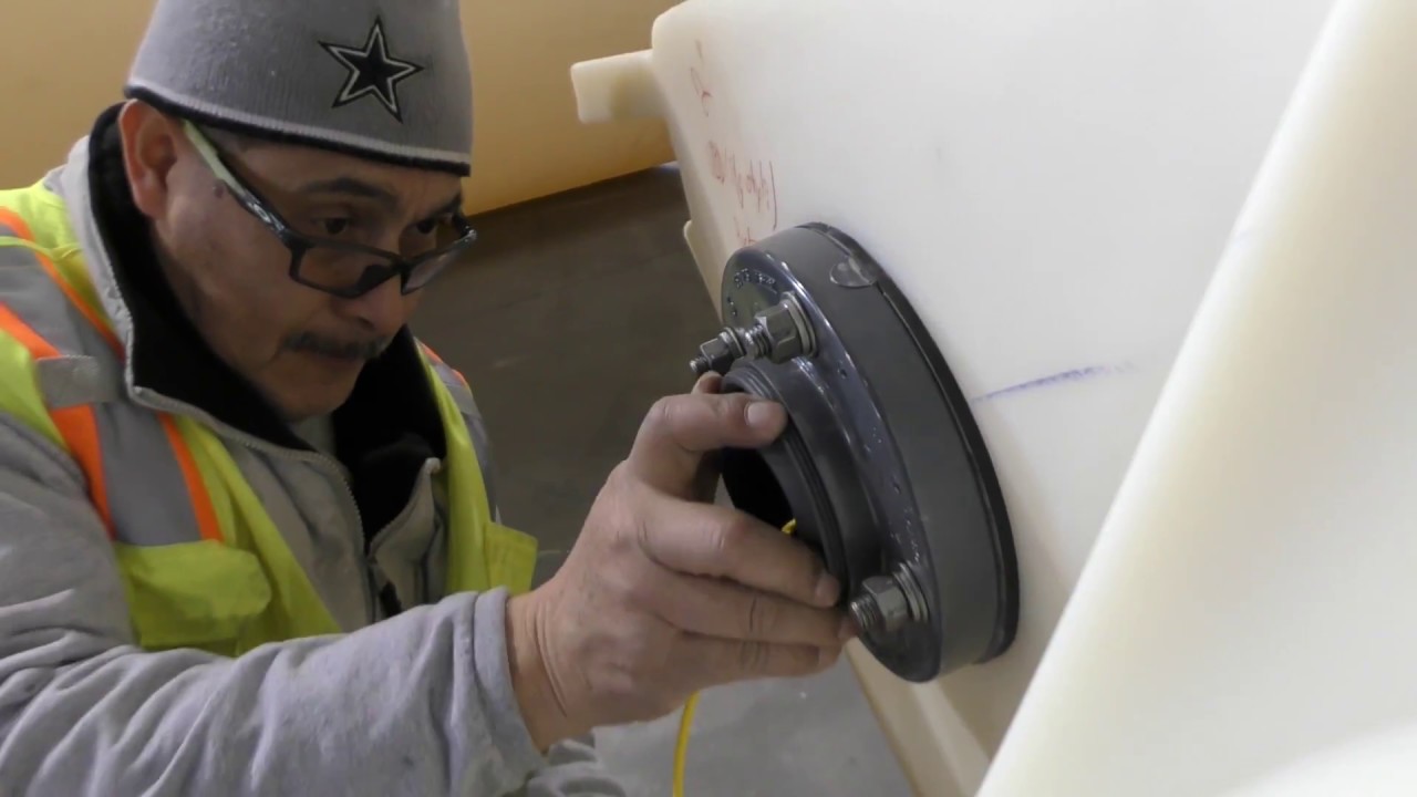 Installing Polyethylene Tank Dome Fittings
