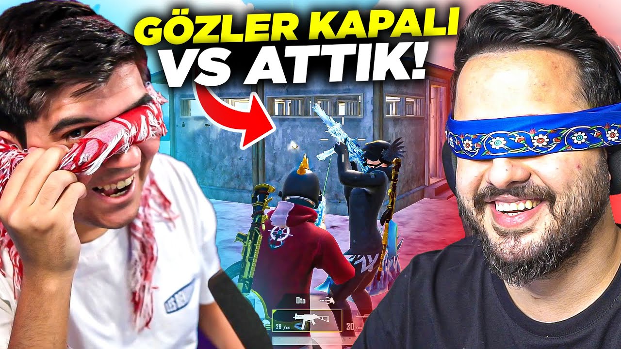 GÖZLER KAPALI VS CHALLENGE (HİLE YAPTIM😂) w/ @vuraluzul | PUBG Mobile
