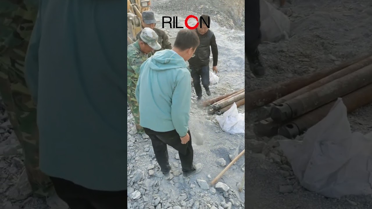 Rilong, China specializes in the production of non-explosive and rock-breaking equipment  #blasting