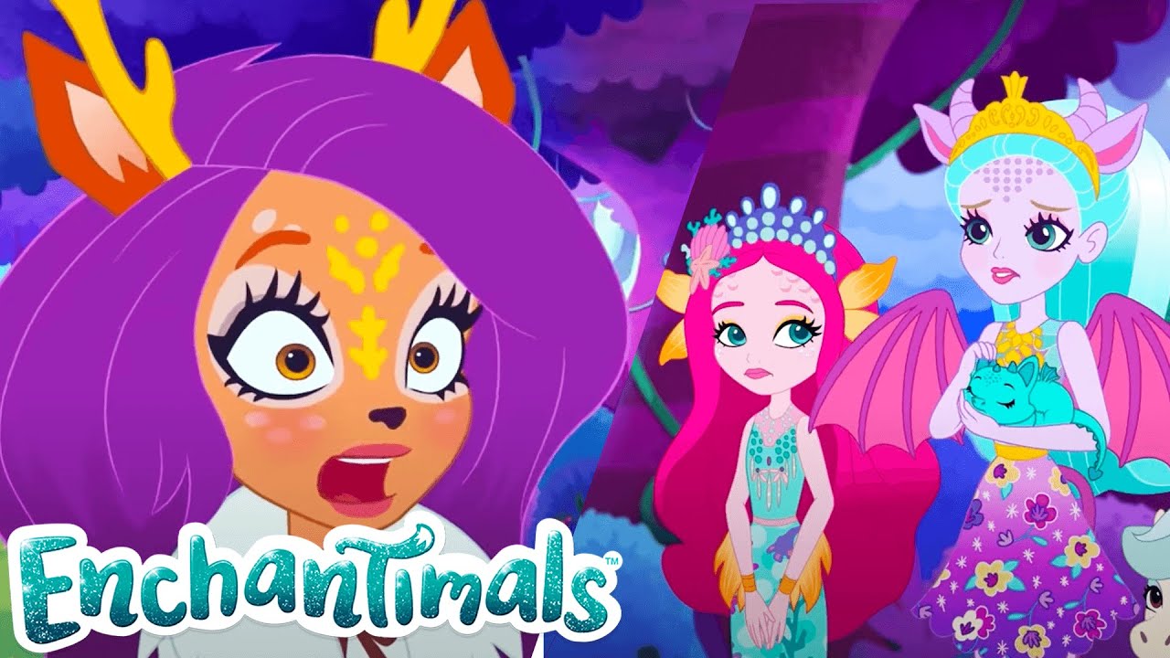 Королева пропала ?! 😱 | Королевское спасение Enchantimals, часть 1-2