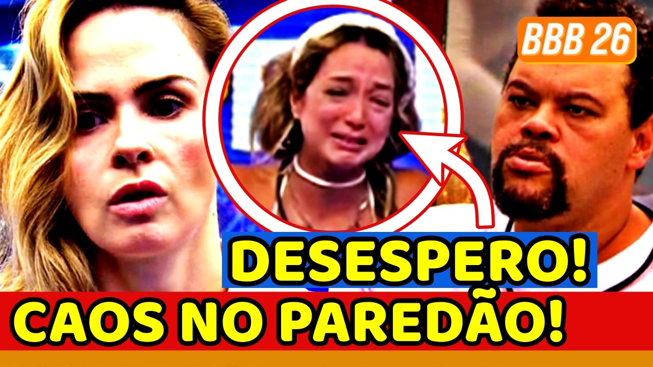 💥🔥BBB26 PAREDÃO DO CAOS! TRETA AO VIVO FOGE do CONTROLE; Samira SE DESCONTROLA; Ana x Babu RENDE